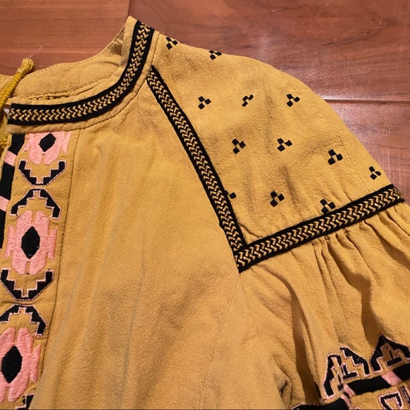 Free People Embroidered Swingy Jacket S - Picture 8 of 14